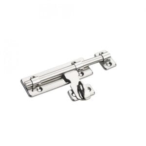 Chốt cửa inox 201 dài 10cm, 15cm có móc khóa VICKINI 46104.100 PSS