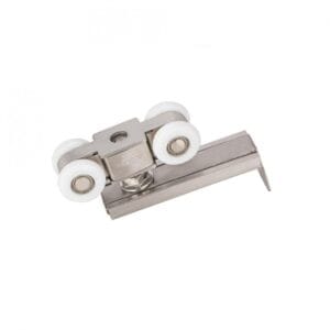 Bánh xe trượt treo 80kg 4 bánh nhựa, đế inox 201