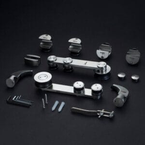 Bánh xe đơn cửa lùa kính ray Ø25 VICKINI 62001.001 SSS