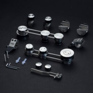 Bộ bánh xe đơn cửa lùa kính Ø25 VICKINI 62003.001 SSS