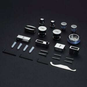 Bánh xe cửa kính lùa ray 10x30 VICKINI 67002.001 PSS