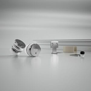 Bánh xe cửa lùa kính ray ngang VICKINI 67040.001 PSS