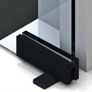 Bản lề dương sàn VVP đen mờ