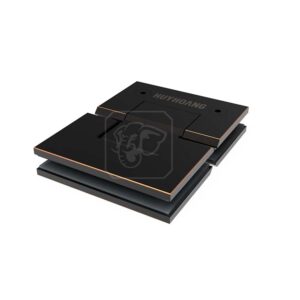 Bản lề kính kính 180 độ mạ đồng đen Huy Hoàng