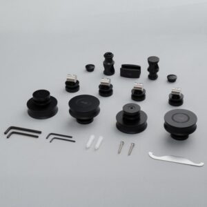 Bánh xe cửa lùa kính ray Ø25 VICKINI 62005.001 OBP