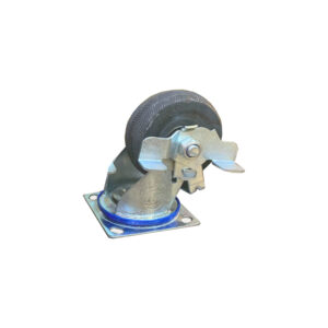 Bánh xe đẩy nhựa cao su đặc BXD091 xoay có khóa