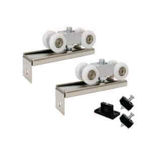 Bánh xe trượt treo 4 bánh HMR1003 40kg đế thép