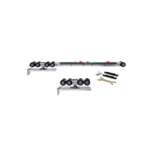 Bánh xe cửa lùa giảm chấn 2 chiều HMR828-2 8 bánh