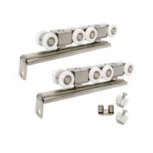 Bánh xe trượt treo HMR1008SS 80kg 8 bánh nhựa, đế inox 304