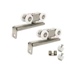 Bánh xe trượt treo HMR1016SS 50kg 4 bánh nhựa, đế inox 304