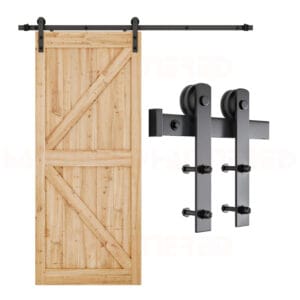 Bánh xe lùa treo HMR1009 300kg thép Cabon có giảm chấn