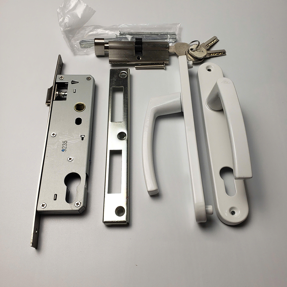 Bộ khóa đơn điểm GQ loại 2 tay tròn (hàng đẹp)