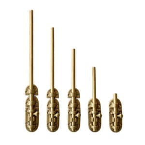 Chốt đồng thau bông lúa Ø10 màu rêu 1T, 1T5, 2T, 3T, 4T, 5T, 6T