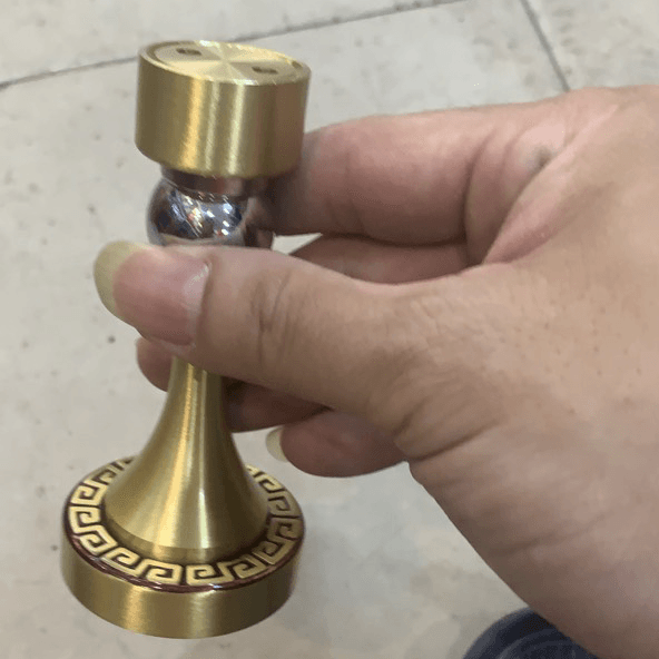 Hít cửa nam châm FF Italia FFHV-01 đồng thau - Ảnh 3