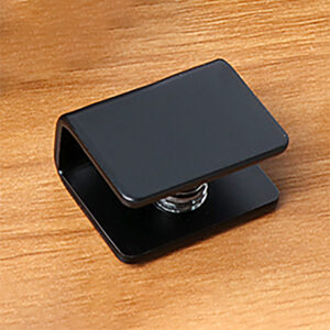 Kẹp kính U 3cm không khoan kính inox 304 đen mờ