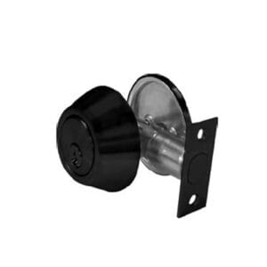 Khóa cóc Hafele 911.64.383 1 đầu chìa, loại lớn màu đen