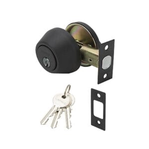 Khóa cóc Hafele 911.83.567 1 đầu chìa, loại nhỏ màu đen