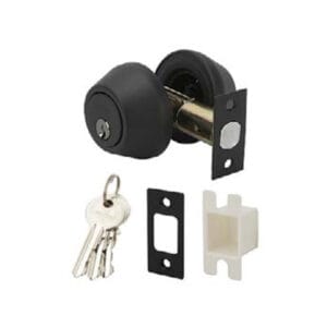 Khóa cóc Hafele 911.83.569 2 đầu chìa, loại nhỏ màu đen