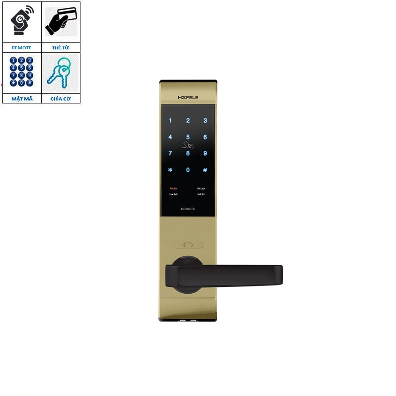 Khóa cửa Hafele EL750-TC 912.05.728