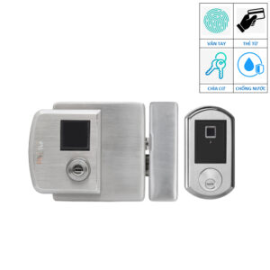 Khóa cổng PHGlock FE38-B1 chống nước vân tay 1 chiều