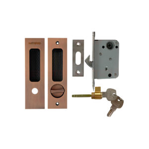 Khóa cửa lùa HMR652AC màu nâu bóng