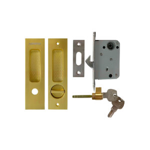 Khóa cửa lùa HMR652K màu vàng 24k