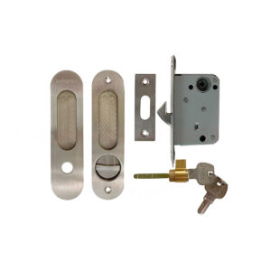 Khóa cửa lùa HMR653BSN màu bạc xước