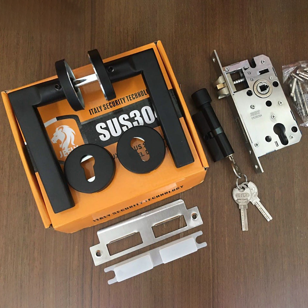 Khóa cửa phòng phân thể Jeely S2205B - Ảnh 2