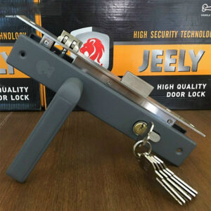 Khóa tay gạt Jeely H602X xám