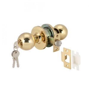 Khóa tay tròn Hafele 911.64.267 vàng bóng lớn