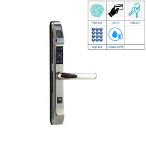 Khóa cửa PHGlock FP5295 màu bạc chống nước