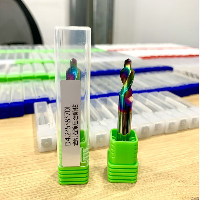 Mũi khoan phay roa nhôm nội thất 4.2x5x8x70mm