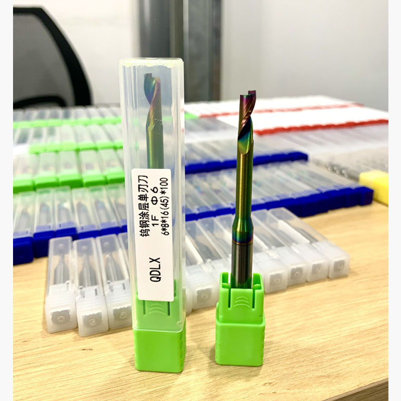 Mũi phay khoét khóa cửa nhôm 6x100mm