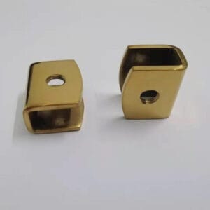 Pát U tường kính 3cm VPP vàng bóng