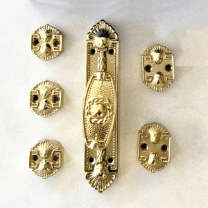 Chốt Cremone Slock Thái Lan SL03-PVD đồng thau