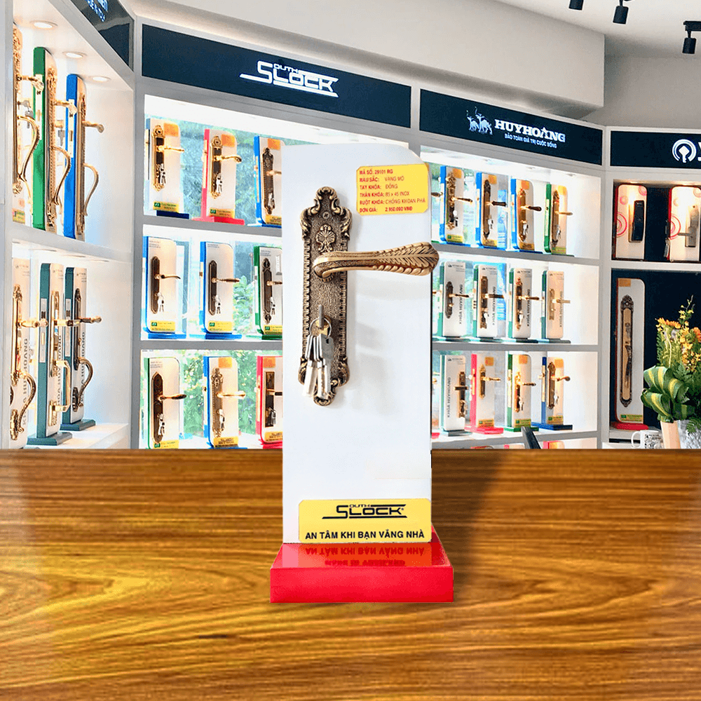 Khóa Slock Thái Lan SL29101 RG dài 250 - Ảnh 2