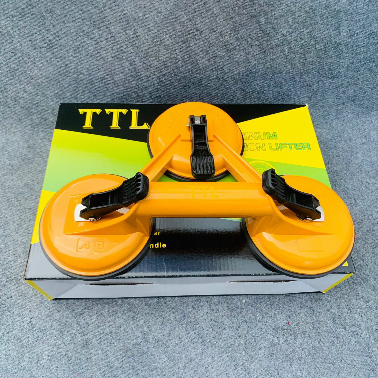 Tay hít kính 3 chân TTL006-003 thân hợp kim nhôm tải 210kg