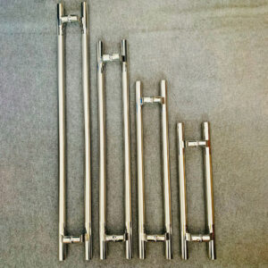 Tay nắm cửa lệch tâm TN004 Inox 304 bóng mờ