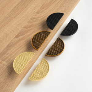 Tay nắm tủ kẽm IVAN 10628.032 bán nguyệt