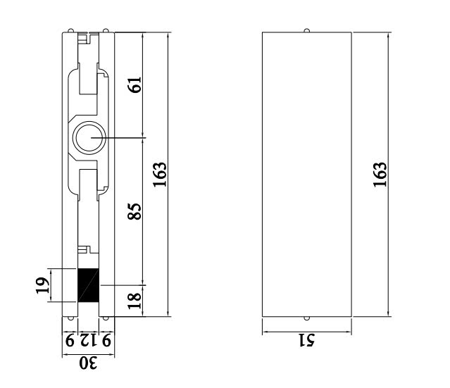 Thông số kỹ thuật kẹp kính trên VICKINI 61200.001