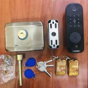 Khóa cửa cổng điện tử VIRO-1200C HK kẽm