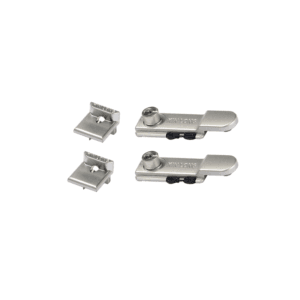 Bộ vấu hãm + đầu biên Kinlong 4 món cho cửa 2 cánh