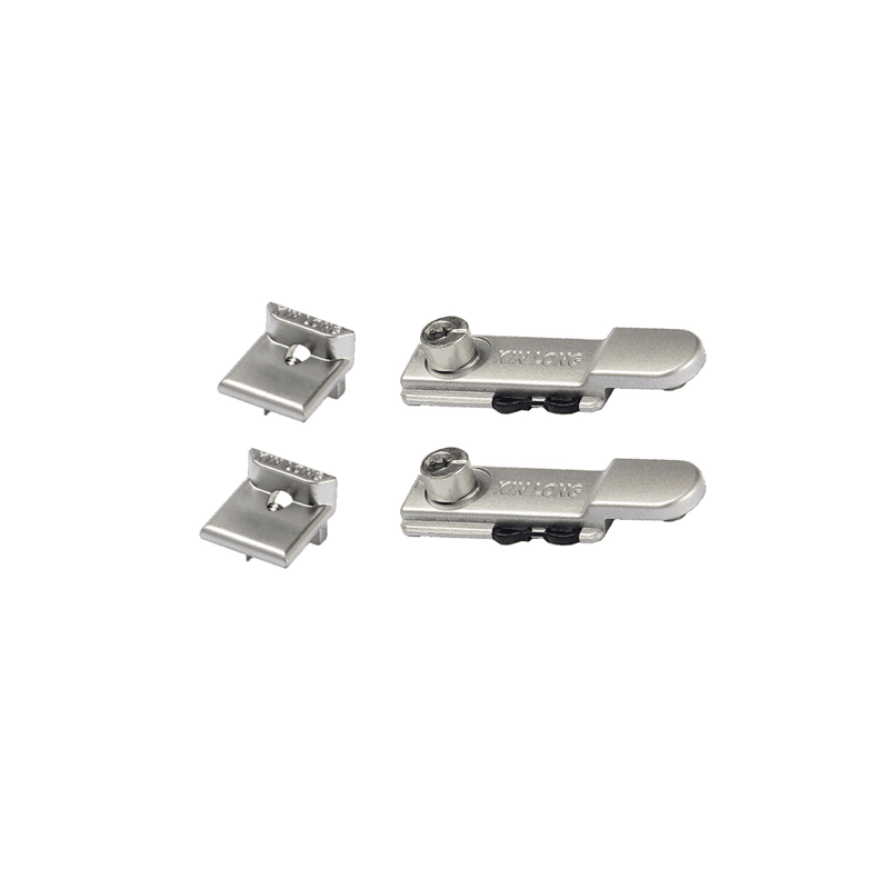 Bộ vấu hãm + đầu biên Kinlong 4 món cho cửa 2 cánh