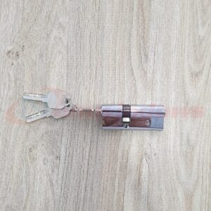 Lõi khóa 2 đầu chìa lệch tâm dài 80mm cho cửa nhôm Xingfa hệ 55