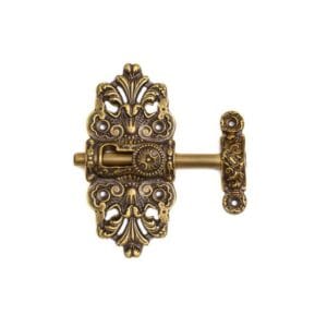 Chốt ngang cửa bằng đồng thau màu rêu dài 135mm