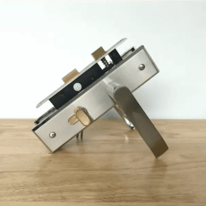 Bộ khóa tay nắm hợp kim EX 5810 trắng bạc dài 200