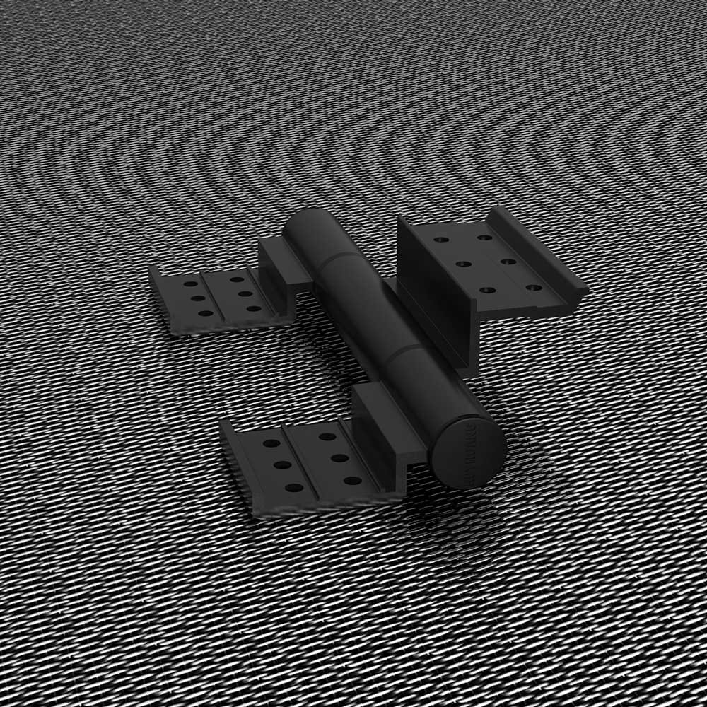 Bản lề 4D cánh - cánh Xingfa Huy Hoàng màu đen - Ảnh 2