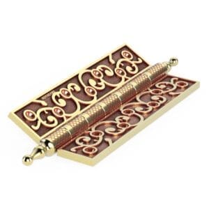 Bản lề lá Huy Hoàng BLLHCP09 đồng thau 200x95x6.5mm