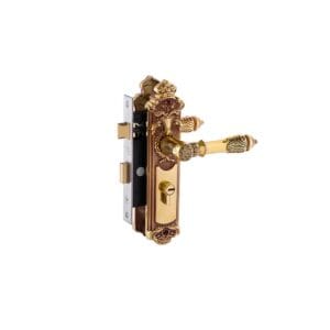 Bộ khóa tay nắm đồng thau HC 5824 dài 220