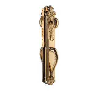 Khóa cửa gỗ đại sảnh đồng thau HC8524 PVD Gold dài 505